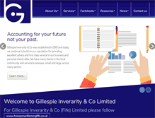 Tablet Screenshot of gillespiesca.co.uk